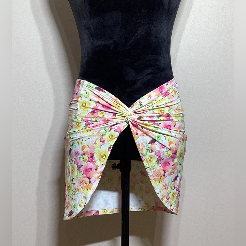 VDM the Label Floral Bikini Skirt Size Medium